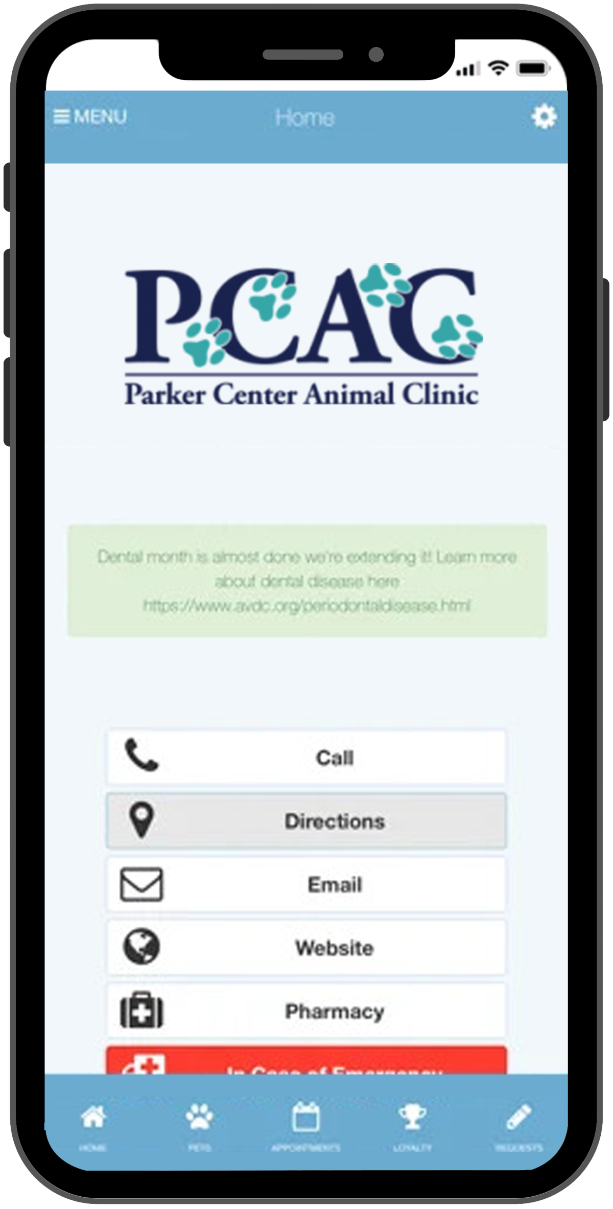 Parker Vet App Vet in Parker Parker Center Animal Clinic